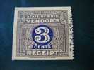 ERINOPHILIE/ VIGNETTE/ LABEL /AUFKLEBER/ ETICHETTE/ETIQUETA * FISCAL USA STATE OFOHIO VENDOR'S 3CT RECEIPTS (CLEVELAND ) - Revenues