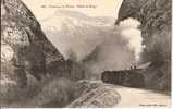 HAUTE SAVOIE - Ref No 7429- Tramway De Thones -defile De Dingy -ligne De Chemin De Fer Avec Train   - Bon Etat - Dingy-Saint-Clair