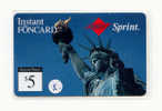 Telecarte Statue Of Liberty (175) Statue De La Liberte Twins Towers New York USA  Phonecard USA SPRINT - Landschappen