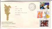 GOOD Postal Cover BRAZIL To ESTONIA 2002 - Good Stamped - Covers & Documents