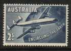 AUSTRALIA  2/-  LIGHT BLACK  AIR MAIL POSTAL  SERVICES  AIRPLANE  CV$8A MINT  READ DESCRIPTION !! - Officials