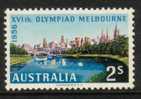 AUSTRALIA  2/- BLUE OLYMPIC MELBOURNE GAMES SKYLINE 1956  CV$6 MINT  READ DESCRIPTION !! - Officials