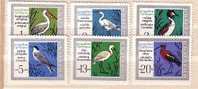 BULGARIA   BIRDS - SREBARNA    6 V.-MNH - Pelikanen