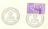 Judaica - BT France Israel - Strasbourg 29.04.1963 - étoile De David- Sur Enveloppe Entière - Judaika, Judentum