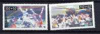 ALLEMAGNE OUEST 1990, HAND-BALL, RASSEMBLEMENT SPORTIF, 2 Valeurs. R1752 - Hand-Ball