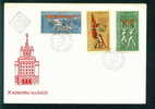 FDC 2153 Bulgaria 1971 / 9 Flags > Covers  10. Communist Party / RED FLAG  /Kongress Der KP Bulgariens - Buste