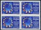 BULGARIA / BULGARIE / BULGARIEN  - 2007 - 50 An. De La Fondation Du European Union - 1v - Bl.de 4** - Unused Stamps
