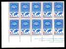 BULGARIE - 1988 - 80 Interparlamertare Conferantion Sifia - Sheet Of 10st. -  MNH - Unused Stamps