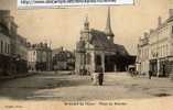 27-Saint-André De L'Eure-Place Du Marché-commerces- Belle Animation à La Fontaine-1904 - Pont-de-l'Arche