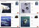 Polar Animals;whale,penguin,seal,bear,POSTCARDS 2007 Romania - Delfine