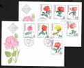 FDC 2065 Bulgaria 1970 / 7 Various Roses  / Rosen - Edelrosen (Rosa Hybrida) - Roses