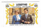 Lesotho-1981 Royal Wedding Booklet - Lesotho (1966-...)