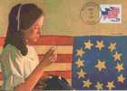 CPJ Usa 1991 Drapeaux Betsy Ross 1752 1776 Couture - Enveloppes