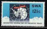 SWA 1971 Mint Never Hinged StampAntarctic Treaty 364 - Namibië (1990- ...)