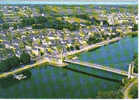 Carte Postale 49.  Chalonnes-sur-Loire  Et Le Pont  Vue D'avion  Trés Beau Plan - Chalonnes Sur Loire