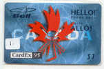 CANADA (1) Telefoonkaart HALLO  Prepaid BELL -  PHONECARD CANADA - $ 1.00 - CARDEX 1995 MAASTRICHT ISSUE 2000 - Canada