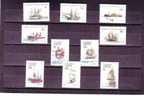TERRITORI ANTARTICI AUSTRALIANI 1979-80 - Yvert 37/46** -Battelli - Unused Stamps