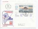 Greenland FDC Mini Sheet 23-1-1987 Sent To Denmark - FDC