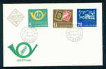 FDC 1952 Bulgaria 1969 / 7 Postal Administration / Stamps On Stamps Statue Der Republik / 90 Jahre Bulgarische PTT - FDC