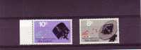 NUOVA ZELANDA 1971 -  Gibbons  958/9** - Satellite Earth Station - Unused Stamps