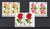 NUOVA ZELANDA 1971 -  Gibbons 967/69** (x 2) - Rose Convention - Ungebraucht