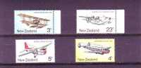 NUOVA ZELANDA 1974 -  Gibbons  1050/53** - Airmail Transport - Ongebruikt