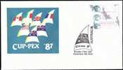 Australia: 1987 Cup-pex Platypus Frama - Postmarked At The Exhibition - Machine Labels [ATM]