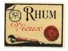 Etiquette Rhum Vieux - Rhum