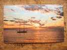 Bahamas , Bahaminan Sunset , Yacht LEILANI Anchored -Exuma Cays     -  Cca 1960   VF   D12921 - Bahama's