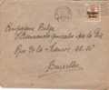 BELGIUM USED COVER OCCUPATION 1917 CANCELED BAR ANTWERPEN - OC1/25 General Government