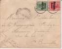 BELGIUM USED COVER OCCUPATION 1917 CANCELED BAR OTHON - OC1/25 Gouvernement Général