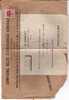 BELGIUM USED COVER OCCUPATION CANCELED BAR CINEY - OC1/25 Generaal Gouvernement