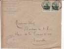 BELGIUM USED COVER OCCUPATION 1915 CANCELED BAR JAUCHE - OC1/25 Generaal Gouvernement