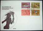 Lichtenstein,Cover,FDC,Olympic Games,Munchen 1972.,Stamps,Sport - Brieven En Documenten