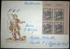 Germany,DDR,Cover,Letter,Four Stamps,Deutscher Fuhrmann - Brieven En Documenten