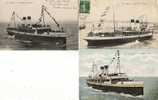 BATEAUX..3 CP De Steamer A ..Dieppe - Andere & Zonder Classificatie