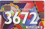 MEMOPHONE 3672 GEOMETRIE 50U SC4 10.92 ETAT COURANT - 1992