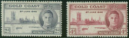 GOLD COAST..1946..Michel# 118 A-119 A...MLH. - Gold Coast (...-1957)