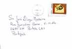 Spain Cover To Portugal With Christmas Stamp - Lettres & Documents