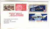 GOOD Postal Cover USA ( Denver ) To ESTONIA 1996 - Nice Stamped: Space ; Upu / Airmail - Cartas & Documentos