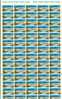 RSA 1972 MNH Part Sheet Stamps Verwoerd Dam 409 (75 Stamps) - Nuevos