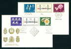 FDC 1896 Bulgaria 1968 /15 Cooperation Scandinavian Countries - COAT OF ARMS FLAG TEX - SWEDEN - Enveloppes