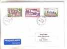 GOOD Postal Cover FRANCE To ESTONIA 2002 - Nice Stamped: Dijon ; Rosny ; Salers - Covers & Documents