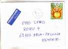 GOOD Postal Cover FRANCE To ESTONIA 2005 - Nice Stamped: Orchid - Storia Postale