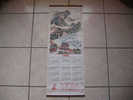 Calendrier à Dérouler 1998 (82 Cm Sur 22 Cm), Restaurant Le Panda Géant (Poissy, Yvelines, 78) Motif Muraille De Chine - Autres & Non Classés