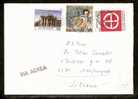 Vatican 1990 Airmail Cover To Lithuania Franking Mi# 984, 1002, 1081 - Briefe U. Dokumente