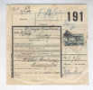 Formulaire Colis Cachet Chemin De Fer De CHIMAY MOMIGNIES 1950 - TYPE III   --  7/291 - Other & Unclassified