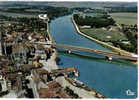 Carte Postale  89.  Pont-sur-Yonne      Vue D´avion Trés Beau Plan - Pont Sur Yonne