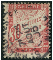 Pays : 189,03 (France : 3e République)  Yvert Et Tellier N° : Tx  33 (o) - 1859-1959 Afgestempeld