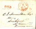 USA019 / N.Y.10 Cts.paid 1846 - …-1845 Vorphilatelie